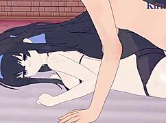 oh man, asuma toki and kozeki ui got me hooked with intense 3d hentai sex, oops!