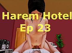 i'm exploring harem hotel 23 in this anime game