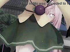 Kokoro's revenge MMD animation with squirting pussy and lesbian tits