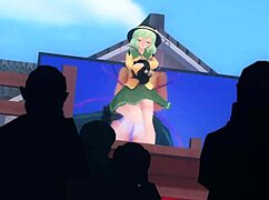 Kokoro's revenge MMD animation with squirting pussy and lesbian tits