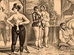 Check out this vintage erotic illustration, so cool