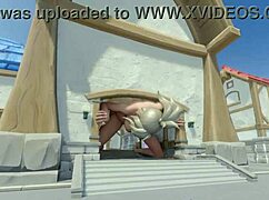 Mercy grows huge in Blizzard World spawn area