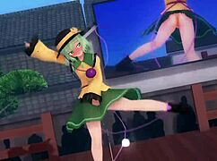 Kokoro's revenge MMD animation with squirting pussy and lesbian tits