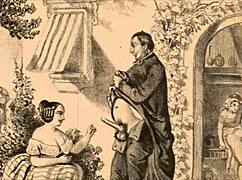 Check out this vintage erotic illustration, so cool