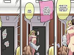 papakatsu女孩带来朋友狂野hentai行动