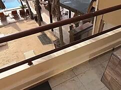 publico - scoring with a stunning goddess at isla mujeres.