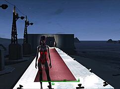 fallout 4 fashion inspired by cyberpunk 2077 in anime style