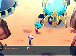 Bulma's big busty adventure in hentai game