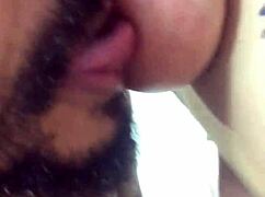 Femdom binds you in chastity device during nap