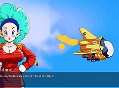 Bulma's big busty adventure in hentai game