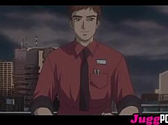 Erotic Speed: Perverted Manager Deepthroats and Fucks Sexy Workers in Uncensored Hentai 03.