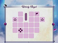 Hentai game with anime-style gameplay called Unholy Angel 2