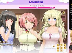 vtuber lewdneko exposes big tits and ass in outdoor public game play