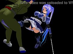 Ciska in hot action in this animated porn video