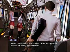 Academy 196 hentai game filled with anime action 😈