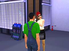 Boss fucks customer in car