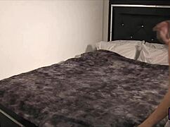 Mysterious Kathy seduces in red lingerie parade