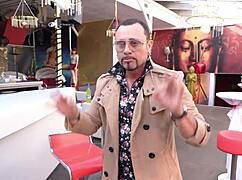 I fuck a French pornstar Luna Rival in a night club