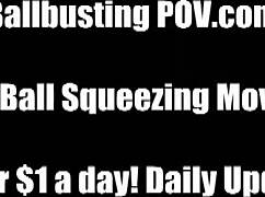 i see you are back for another ballbusting session