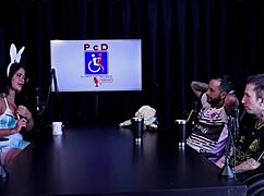 Tifany Rocha’s wild casting with nerdy teen couple in outdoor POV scenes