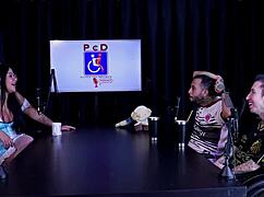 Tifany Rocha’s wild casting with nerdy teen couple in outdoor POV scenes