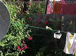 Sexy Neighbor with Saggy Tits and Big Ass