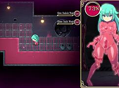 Mage Kanade's Futanari Dungeon Quest Features Slime Action.