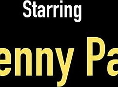 Sexed up Penny Pax spreads pussy lips in sensual lingerie.