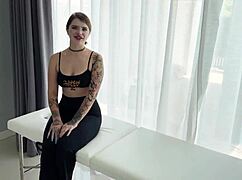 Oil Massage with Foot Fetish and Deep Throat