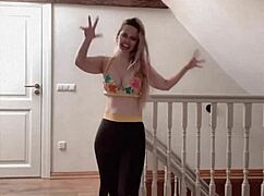 Wow, check this huge belly dancer goddess moving like magic! 💃