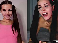 Rough Fuck for Cumdumpster Teen in Wild College Homemade POV Session