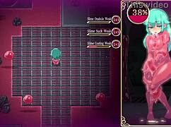 Mage Kanade's Futanari Dungeon Quest Features Slime Action.