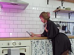 Hell Yeah! Anal Vibe in Kitchen with Stunning Skye Young!