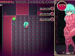 Mage Kanade's Futanari Dungeon Quest Features Slime Action.