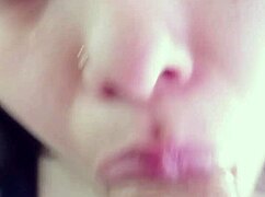 delicious homemade blowjob with great deep throat skills