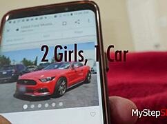 双胞胎继女Joey和Sami White超会伺候爸