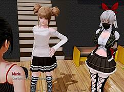 Visual novel game walkthrough: Harem hotel 212