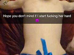 Cuckold couple's raw video of anal creampie and humiliation