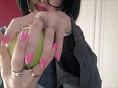 Chantalchannel looks sexy in stockings and glasses, even in men's clothes