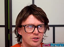 british bitch with sexy tattoos banged by a nerd