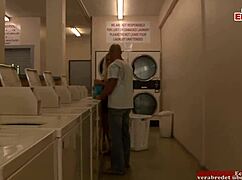 blonde milf with big tits gets cumshot in mouth