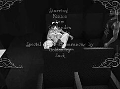 A group sex scene in a movie theater after the screening