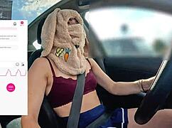 Friend Films Me Driving While Fan Remotely Controls Lovense Vibrator, Building To Intense Orgasm
