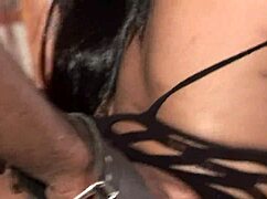 beautiful black milf sydnee capri in fishnet suit