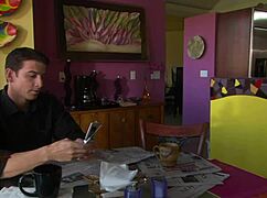 dee gets bent over and fucked anally by the pool, gaping