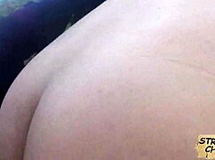 this teen hitchhiker making love to cock in public pickup