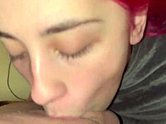 Hard sloppy throat fucking deepthroat with gagging and rough domination in bdsm scene.