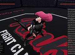 Lesbian femdom dominating her partner