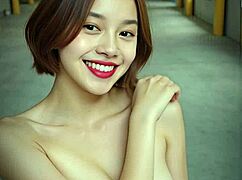 Ai Generated Model In Motion Art