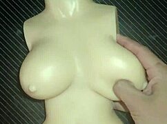 dolly begs for anal sex and squeezes her tiny tits